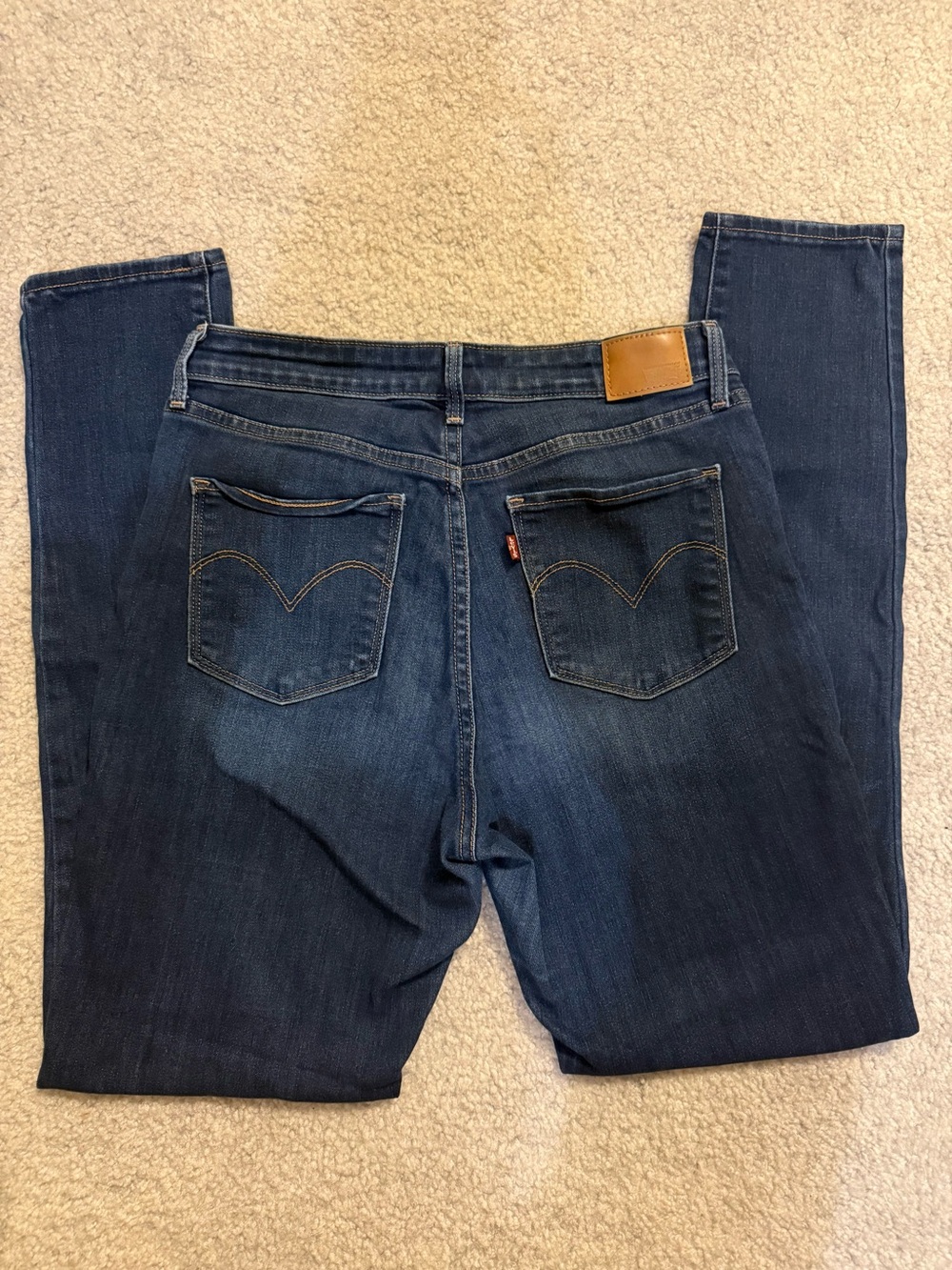 Levi's Women’s Dark Blue High Rise Skinny Jeans